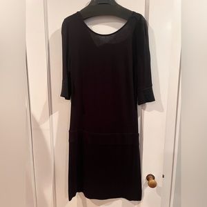 Iisli Black Dress. Petite. 3/4 Sleeves.